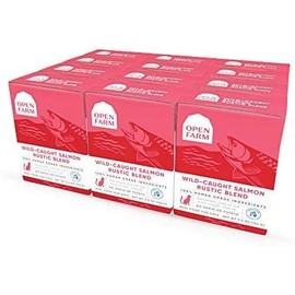 Open Farm, Rustic Stew Wild-Caught Salmon Recipe Wet Dog Food, 12.5 Ounce, 12 Pack