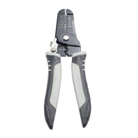 10 In 1 Wire Stripper, 7.1 Inch High Carbon Steel Multi Function Wire Stripping Tool for Electrical Wire Cutter and Wire Crimper (black, 10 in 1)