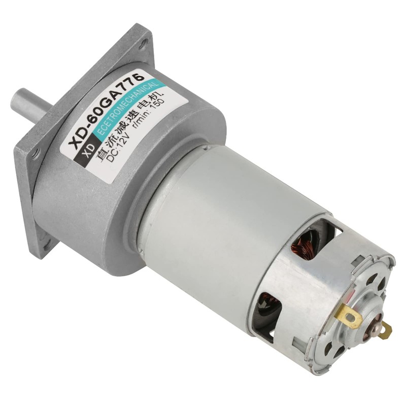 DC12V/24V 35W Mini DC Gear Motor Metal Speed Adjustable Large
