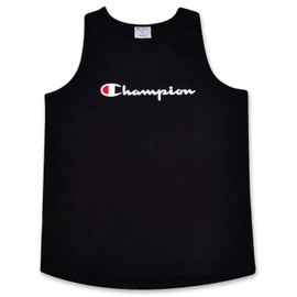 Champion Big and Tall Tank Top for Men - Mens Sleeveless T Shirts Big and Tall Black/Black