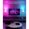 Ouyulong Battery Operated Wall Sconces Set of 2, Wireless Rechargeable