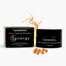 Turbinne Ultra Strength Multi-Tasking Bitter Orange Serum Capsules For Men- Protect skin from Oiliness, Wrinkle, Blemish - Brighten skin tone, Anti Aging. 42 Capsules. (Pack of 2)