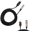 Microphone Link Adapter Cord XLR Female to USB MIC Link