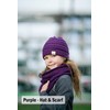Funky Junque Kids Infinity Scarf and Hat Combo for Girls