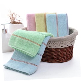 FOMIYES 6pcs Cotton Face Wash Towels Soft Highly Absorbent Cotton Face Cloths for Home and Travel Quick-drying Convenient for Daily Use Random Colors