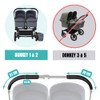 PROTEC TIF Faux Leather Cases Compatible with Bugaboo Donkey |