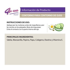 Crema Contorno de Ojos Prosa 15g