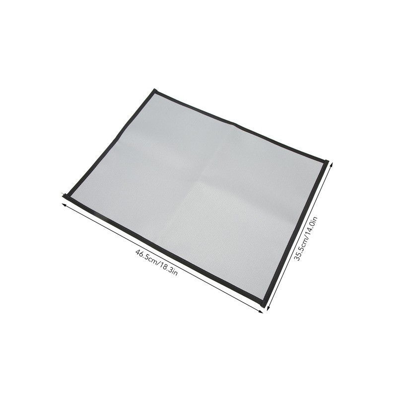 Fireproof Pad High Temperature Resistant Double Sided Silicone Coated Glass