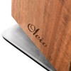 Knife block rotating 360 degrees magnetic without knife acacia wood