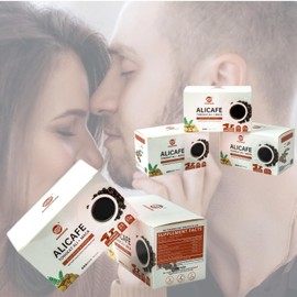 GANOHERB Maca Energy Coffee for Men, 5 Box ( 125 Packets )