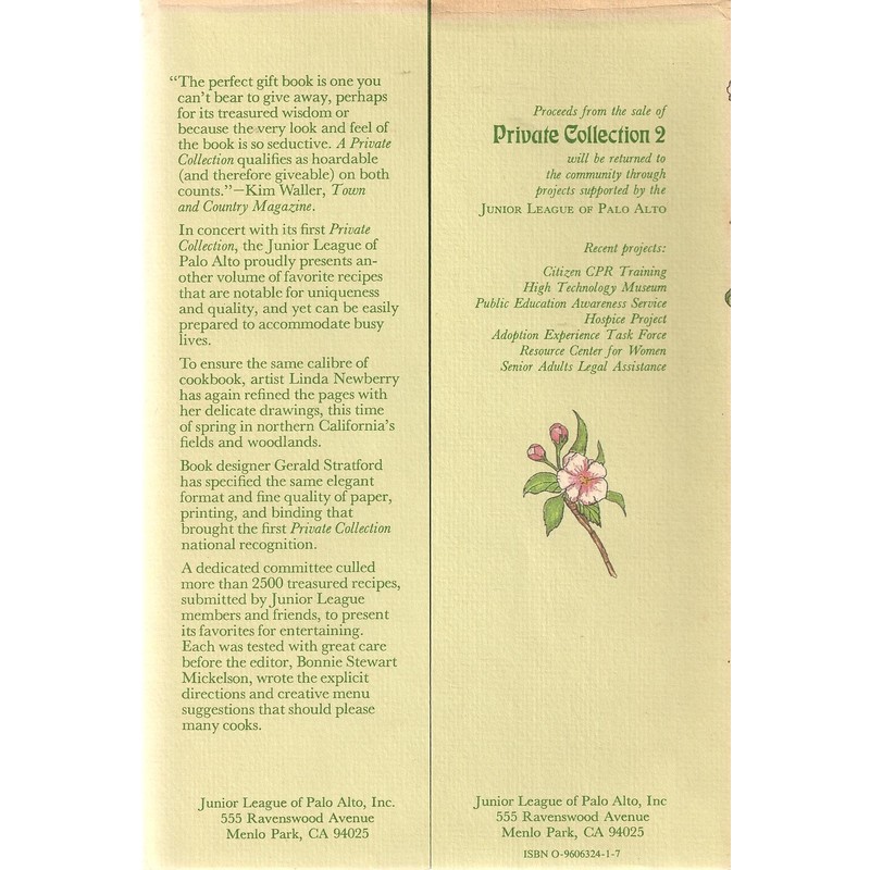 Private Collection 2 Recipes