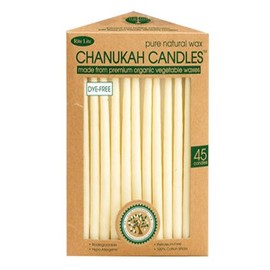 Chanukah Candles - Vegetable Wax, Ivory