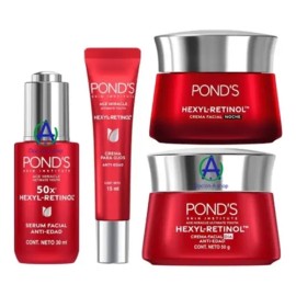 Set Hexyl Retinol 50x Crema Facial Ojos Día Y Noche Antiedad                                                                                          