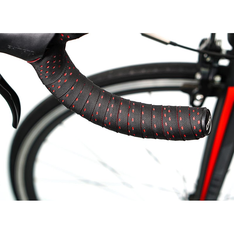 CNCLOL Road Bike Handlebar Tapes,2350mm Bicycle Handlebar Tapes,Red