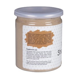 Ground Walnut Shells/Walnut Shell Powder 8oz | Great for Face Scrub | Natural Exfoliant for Soap Making | by Yogi's Gift ®