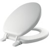 Mayfair 66TT 000 Economy Wood Toilet Seat, ROUND, White
