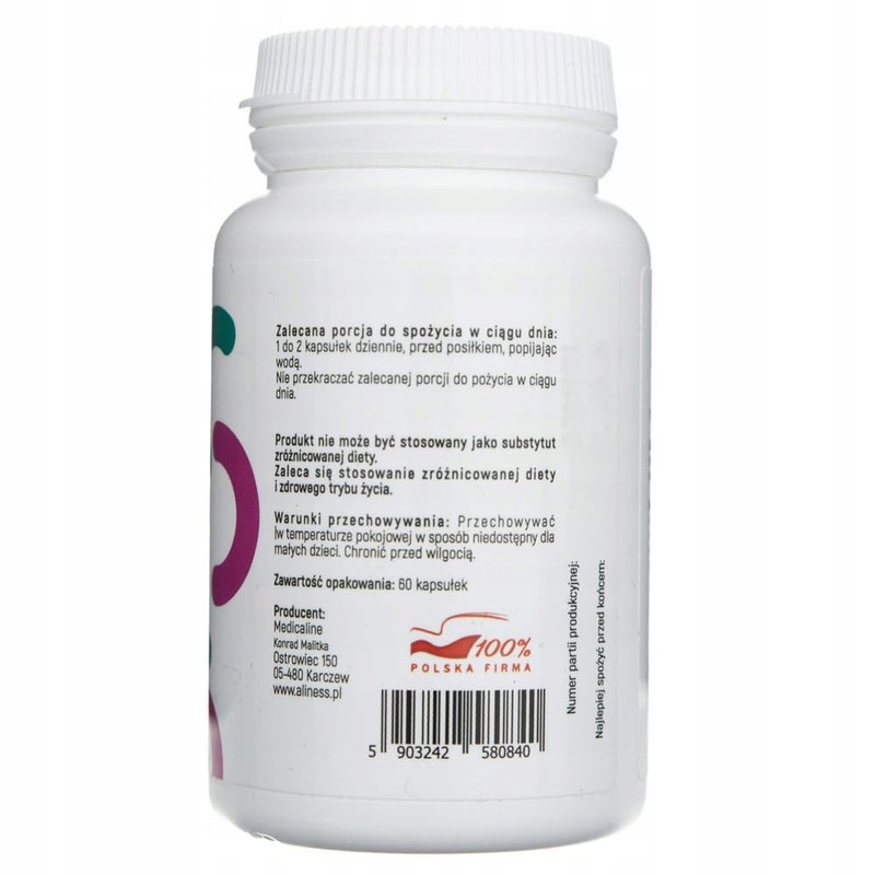 Aliness Lactoferrin Capsules for Liver & Bones Health - LFS