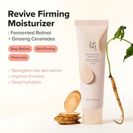 Beauty of Joseon Revive - Crema hidratante reafirmante ginseng ceramida + retinol fermentado para piel seca y sensible, cuidado de la piel coreano para mujeres y hombres, 2.02 onzas líquidas