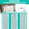 Luckman Upgraded W10347093 Removable Ice Bin Replacement for Whirlpool Refrigerator
