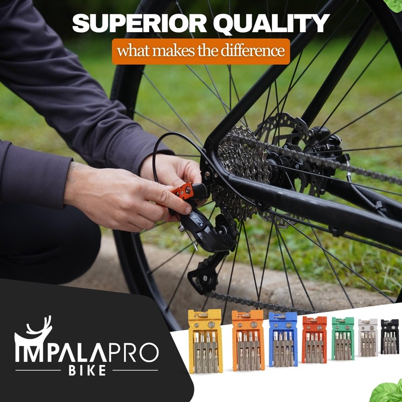 IMPALAPRO Bike Tool Kit Set 20 in 1 Compact and