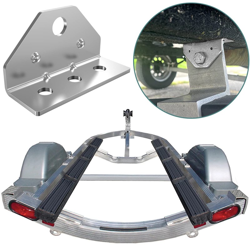 8 PCS Boat Trailer Top Angle Swivel Top Angle Bracket,Galvanized