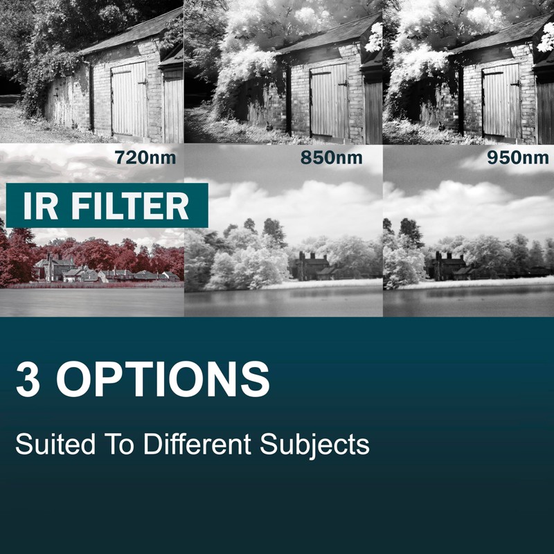 MaD Camera - 77mm R72 IR Infrared Filter - 720nm