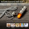 Titanium Small Pill Box Titanium Pill Case Necklace Nitro Mini