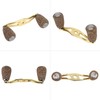 Fishing Reel Handle Wood Knob Carbon Fiber Frame with Fittings