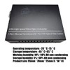iszo 2.5G SFP Port Transceiver Media Converter,20km SM,RJ45 100M/1000M/2.5G Adaptive,Full/Half