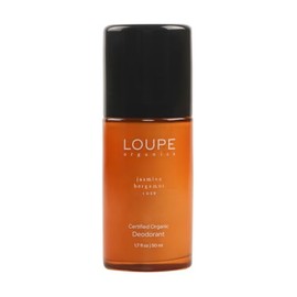LOUPE | Upgraded Formula | Certified Organic Deodorant Roll-on | 100% Natural & Plant-Based, Unisex, Sensitive Skin | Scented with Organic Essential Oils | Lavender, Geranium Rose, Sandalwood