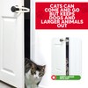 FlexLatch Cat Door Holder Latch - Bright White Cat Door