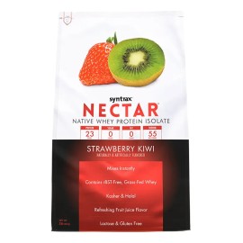 Proteína Aislada 2lb Syntrax Sabor Frutilla Kiwi Sin Lactosa Sin Gluten                                                                               