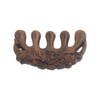 Meridian Wide Tooth Massage Comb Green Sandalwood Head Scalp Massage