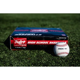 Rawlings | NFHS NOCSAE High School Game Baseballs | R100-H3 | Game/Practice Use | 12 Count