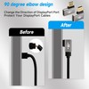 8K DisplayPort 1.4 Adapter Flat 90 Degree and 270 Degree