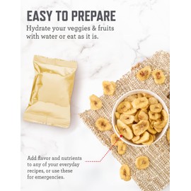 ReadyWise Emergency Food Supply - 104 Servings Freeze Dried Fruit and Vegetables Bucket, Protein Meals, Camping Essentials for Survival Food, Disaster Prepping Supplies, up to 25 Year Shelf Life