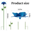 Retyion 6 Pack Bee Watering Station - Flowers Butterfly Feeder,