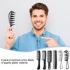 AUXHCYL Set of 6 Wide Tooth Combs, Curl Comb, Hair