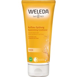 WELEDA Organic oat restorer conditioner, hair conditioner gives elasticity, resistance and shine, the natural cosmetics hair oil improves combability (1 x 200 ml)