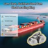 Stainless Steel Cam Cleat with Leading Ring, 3-15mm Rope Capacity,