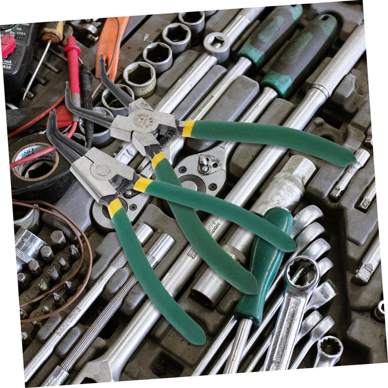 CIYODO 7-inch Heavy Duty Circlip Pliers Precision Spring Loaded External