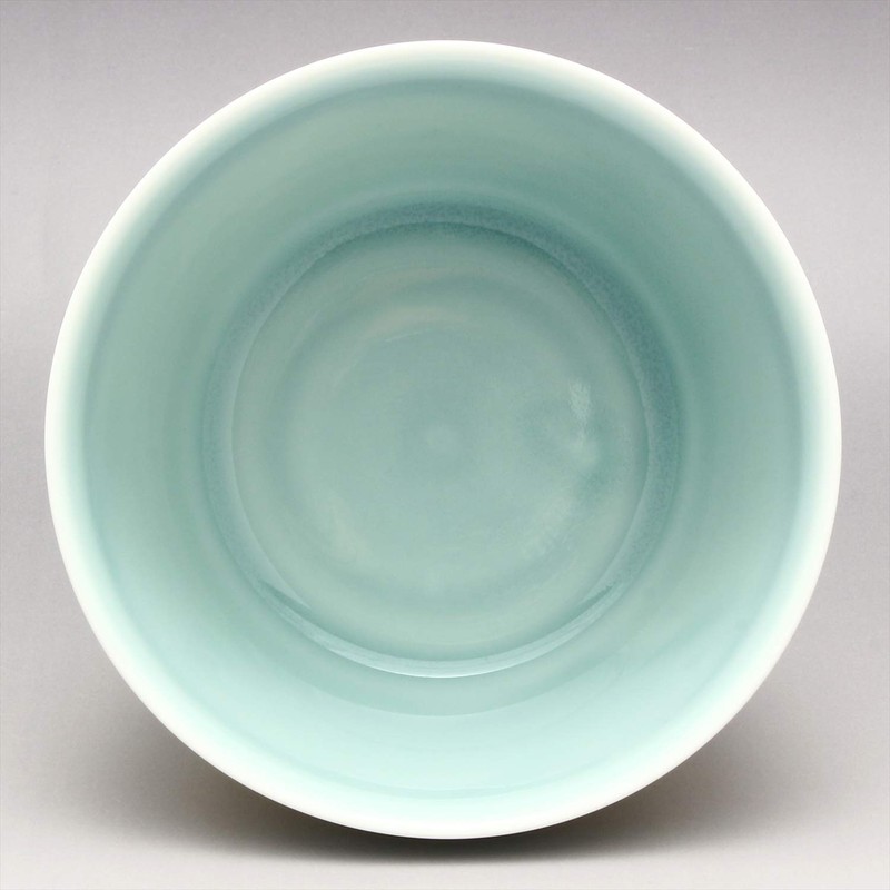 Hasami Ware 105224 640 Don Bowl, S, Pastel Border, Blue