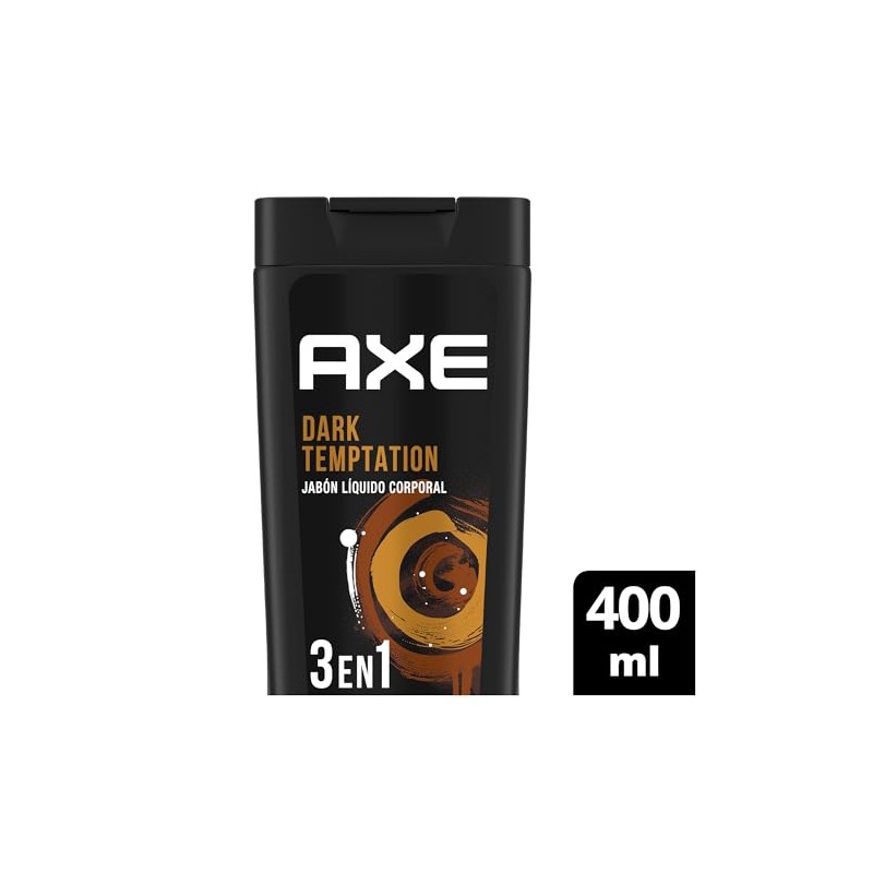AXE Dark Temptation Jabón Líquido Corporal Body Wash 400ML