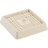 Shepherd Hardware 9166 2-Inch Square Rubber Furniture Cups, 4-Pack