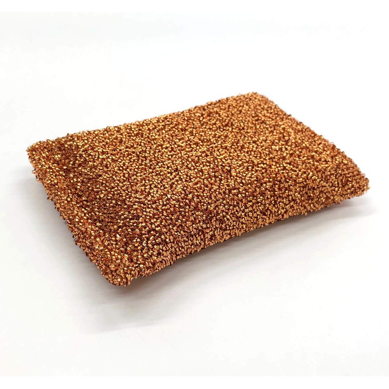 Kyoto Katsugu Antibacterial Kitchen Sponge, Copper, 3.5 x 5.7 x