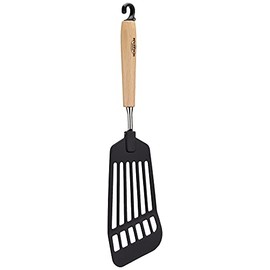 Suncraft BM-211 Butter Beater Turner Spatula, Nylon, Made in Japan, Natural Wood Pattern, Mokuhouse BM-211, Brown, 12.6 inches (32 cm)