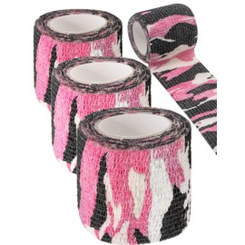 Outdoor Saxx® 3 x Camouflage Tape Fabric Tape 4.5 m Pink Camouflage Pack of 3