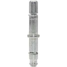 WAGNER 11009799 Set of 2 Pin Diameter 8 / 8 mm x Height 30 / 26 / 60 mm for Furniture Castor / Furniture Glides with Holder 8 mm Galvanised Steel Clamping Ring