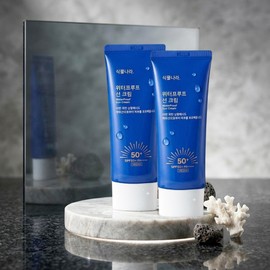 Plant Nara Water Proof Sun Cream 100ml 2 x Powerful Blocking / 식물나라 워터 프루프 선크림 100ml 2개 강력차단