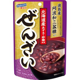 Hagoromo Zenzai 100% Hokkaido Azuki Red Bean Soup with Wasanbon Sugar Japanese Sweet Bean Desserts 150g (Pack of 6), MADE IN JAPAN
